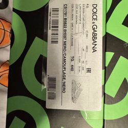 Dolce And Gabana Black Camo 