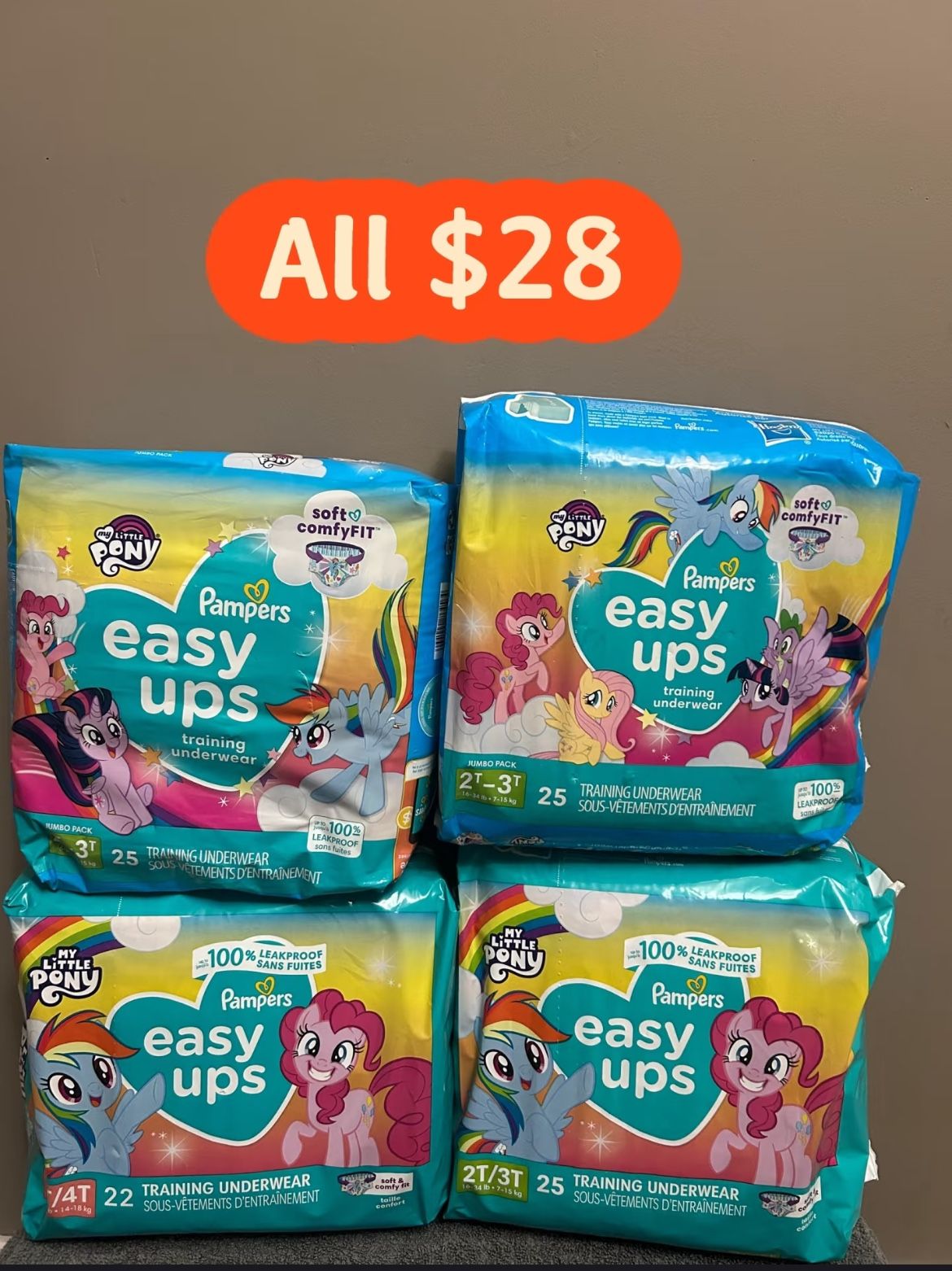 Pampers Easy Up All $28