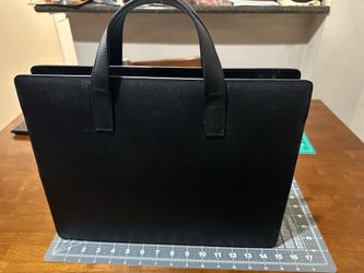 Saffiano leather 13” laptop or tablet bag