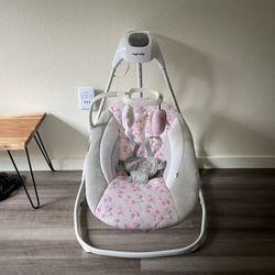 Ingenuity SimpleComfort Lightweight Compact 6-Speed Multi-Direction Baby Swing, Music & Nature Sounds