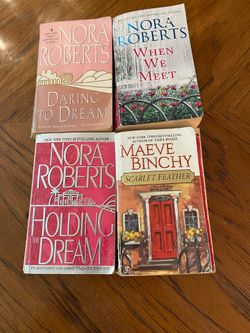 3 Nora Roberts and 1 Maeve Binchy Soft Cover Novels