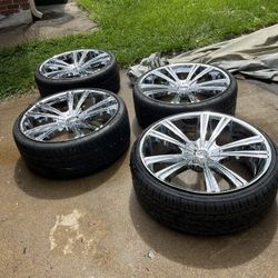 24” Rims, And Tires