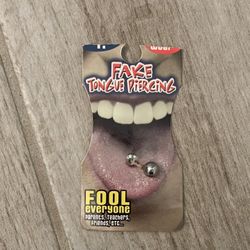 Novelty Inc Fake Tongue Piercing