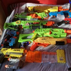 Nerf Guns Lot 