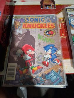 🔥  9 Old Sonic the Hedge Hog Comic books lot cartoon video game  character