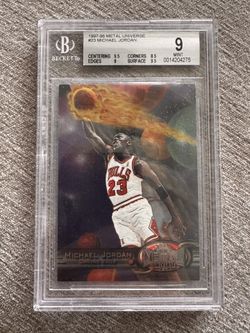 1997 Metal Universe Michael Jordan #23 BGS 9 Chicago Bulls 