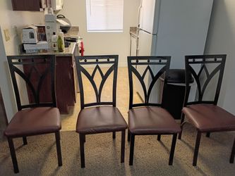 4 Dining chairs , 2 Mirrors , 75" Tv