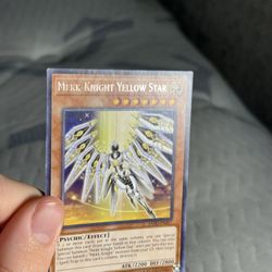 Yu-Gi-Oh Mekk-Knight Yellow Star