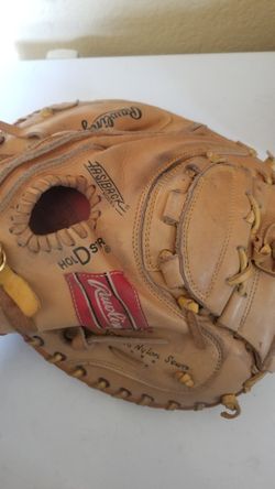 NO FLAWS VINTAGE RAWLINGS RCM7 CATCHERS MITT GLOVE BASEBALL Circumference  is 36.5. LANCE PARRISH PARISH for Sale in Alta Loma, CA - OfferUp