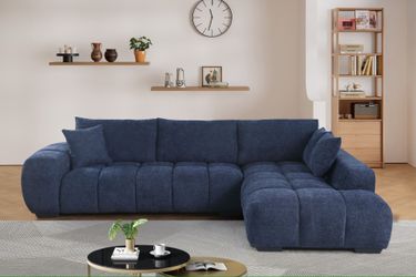 Lounge Style L-shaped Modular Chaise Sectional Sofa Couch