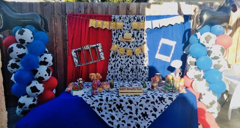 Cowboy Party Set up