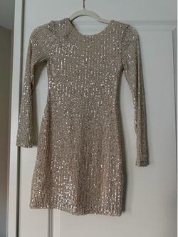 Abercrombie Gold/Beige Mini Dress XS
