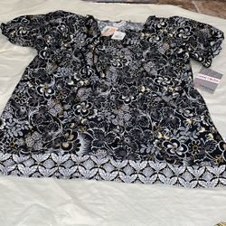 Scrub Top Xlg