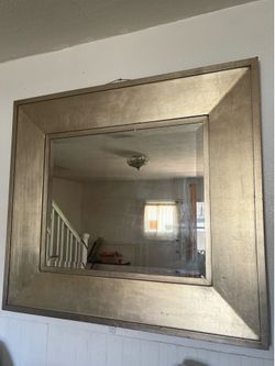 Mirror - heavy gold wood frame