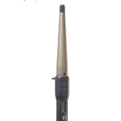 CONAIR INFINITIPRO Tourmaline Ceramic 1-Inch to 1/2-Inch Curling Wand, Tapered wand produces beachy waves
