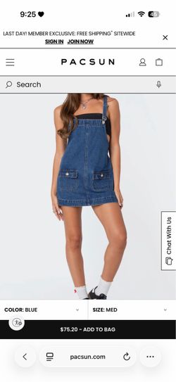 navy blue edikted overall mini dress