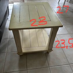 Wood End Table
