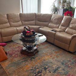 Sectional And Three Tables