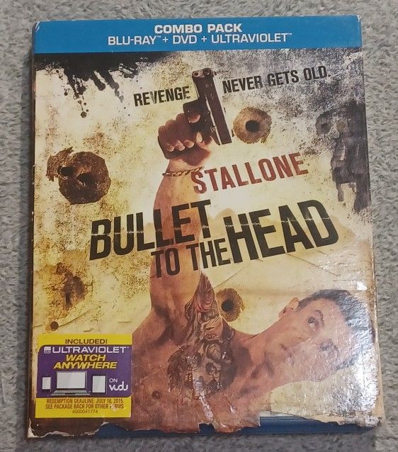 Blu Ray Bullet To The Head Sylvester Stallone Combo Movie Pack
