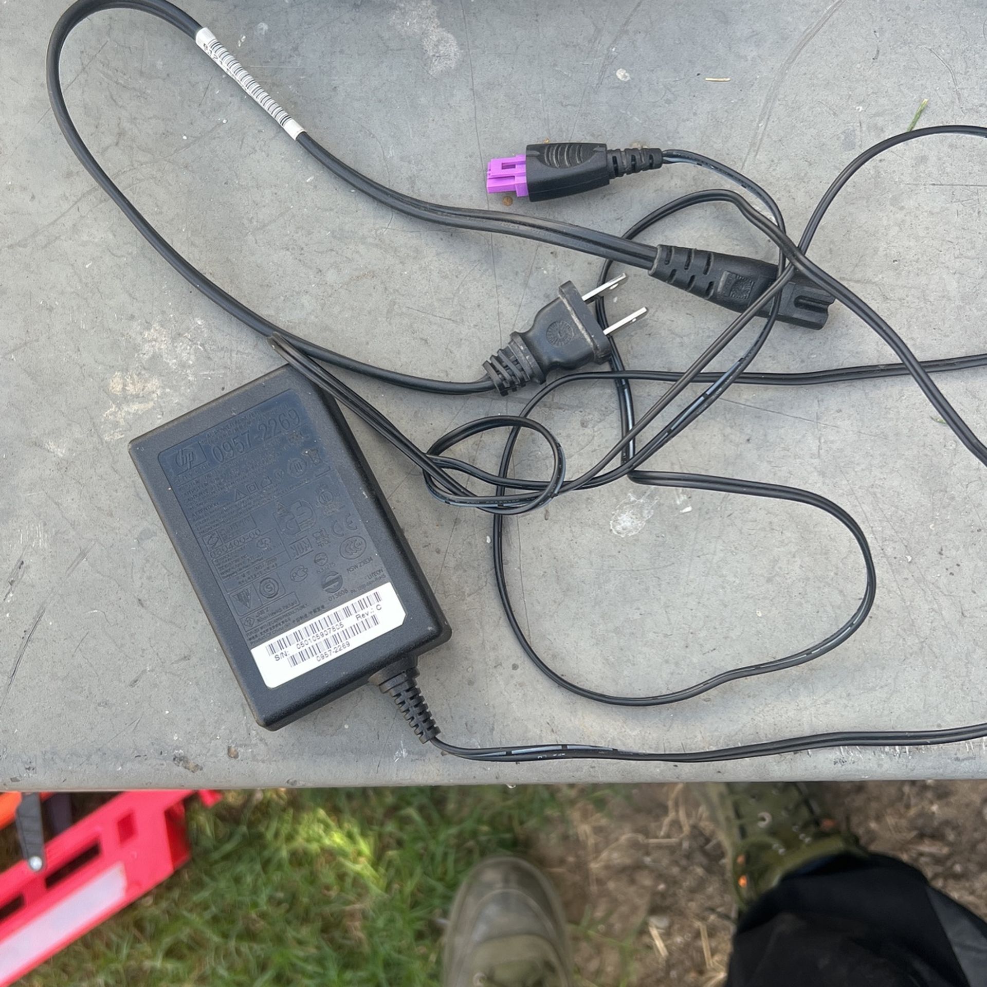 HP Printer Charger Power Supply Cord wire