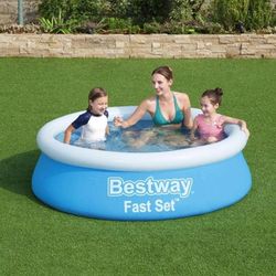 Bestway 6 Foot Fast Set Round Pool
