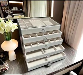 Jewelery Box clear 5 tier