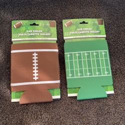 Football Insulated Beverage Can Cooler Cover  .
