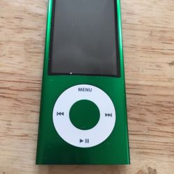 Green apple  ipod nano music player