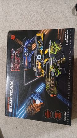 4 Player Lazer Tag With Chest Plates