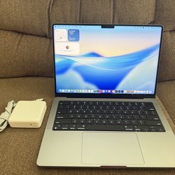 2021 Apple MacBook Pro 14-Inch "M1 Max" 10 cores, 24cores GPU, 32GB ram,512gb, 16 cycles, excellent