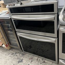 Stainless Steel Frigidaire Gallery 30” Microwave Oven Combo 