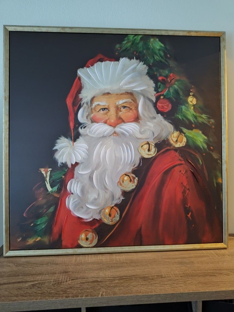 Giant Santa Claus Painting