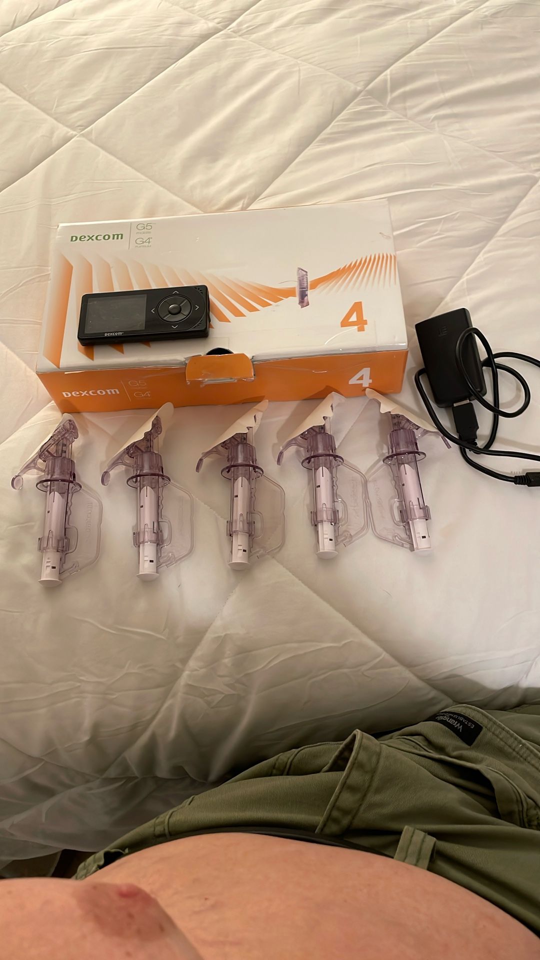 Dexcom G4/G5 Blood Glucose Monitor With 5 Sensors