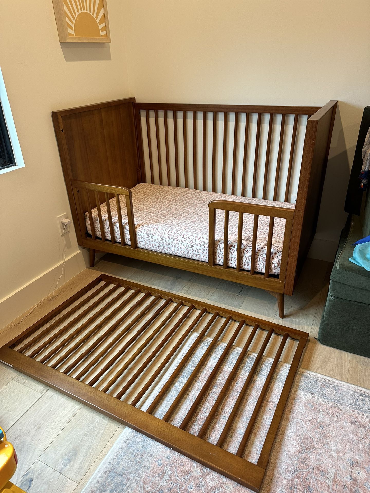 West Elm Crib + Toddler Bed Converter 