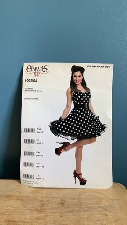 HALLOWEEN PIN UP ADULT SIZE XS COSTUME