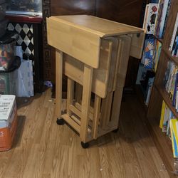 Folding TV Tray /table With Stand 
