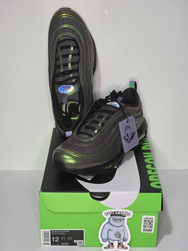 Air Max 95/97 University Of Oregon Storm PE Size 12