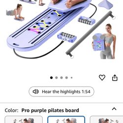 Purple Multifunction Pilates Board