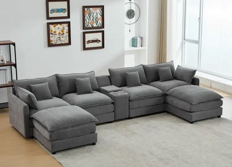 Snap Apart Couch With USB Charging Station