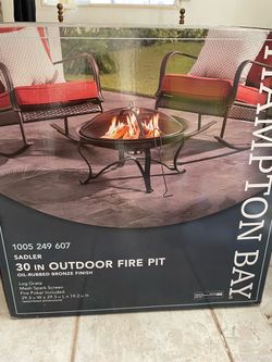 30” outdoor fire pit