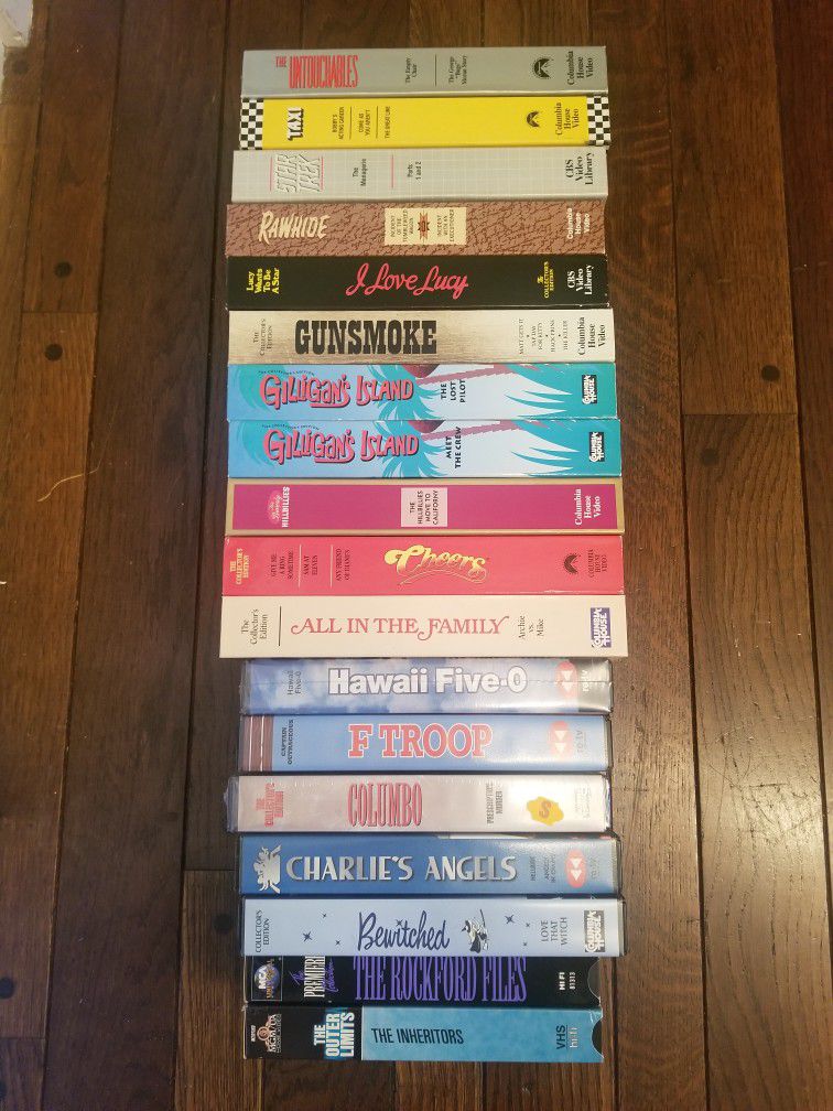 18 TV Shows On Collectors VHS