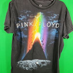 Pink Floyd: "Dark Side of the Moon" Liquid Blue Classic T-Shirt Men's: Small