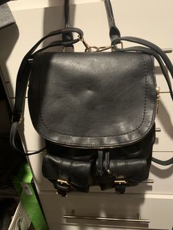 Leather back pack