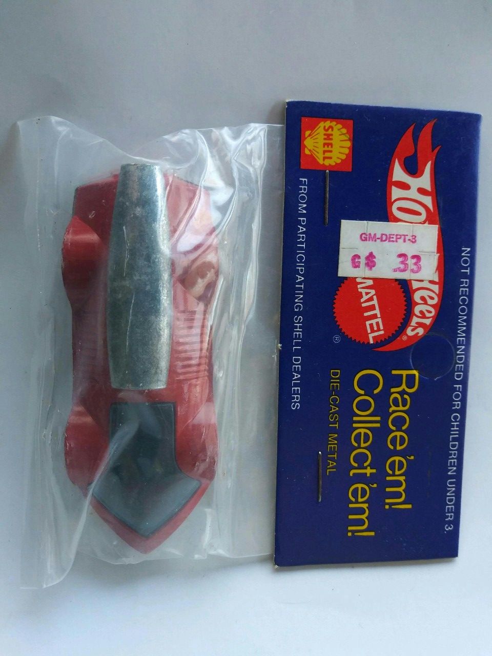HOTWHEELS 1973 Red Shell promotion car.