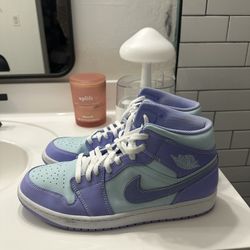 Jordan 1 Mid (Purple Aqua) SZ 13