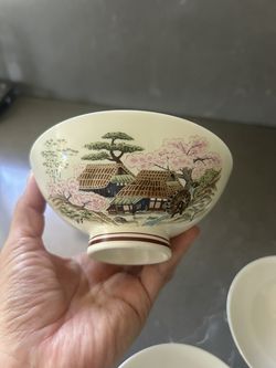 4 Japanese Kobachi Bowls