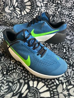 Size 13- Nike Air Zoom Training Sneakers Blue Green
