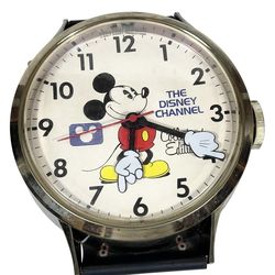 Walt Disney Japan Mickey Mouse Giant Wristwatch Wall Clock Gold Case Not Working