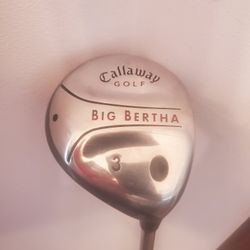 Callaway Golf Big Bertha 3 Wood golf club uniflex flex  steal Shaft RH