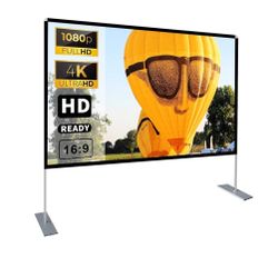 RCA Portable Projector Screen – 100” with Carrying Bag (Brand New)
